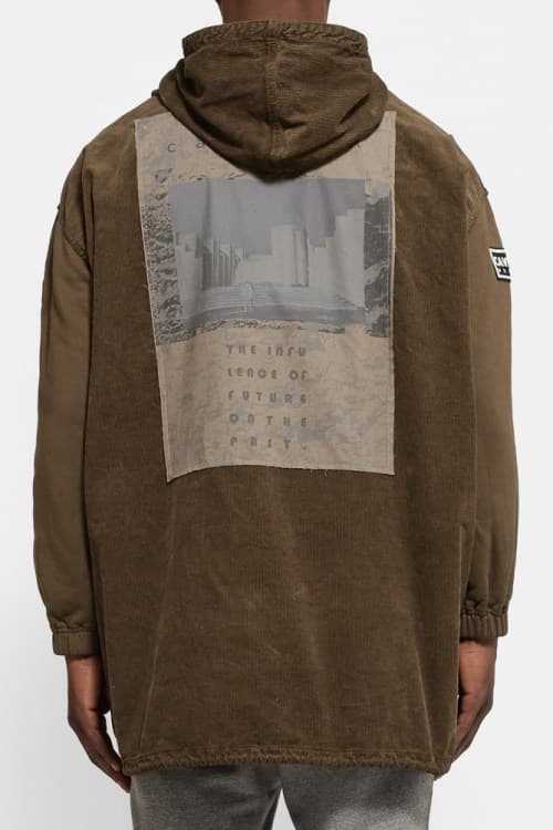 Cav Empt 推出全新 Oversized Appliquéd Cotton-Corduroy Parka