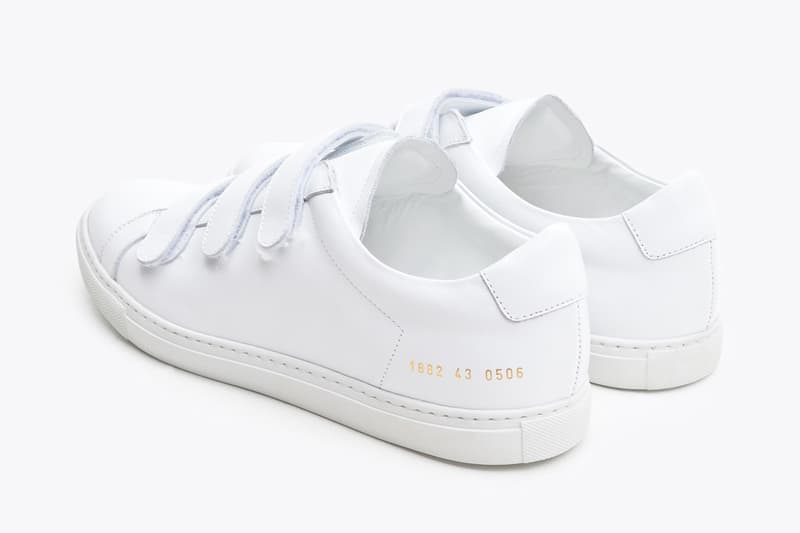 Common Projects Achilles Three Strap 魔術貼版本，釋出 