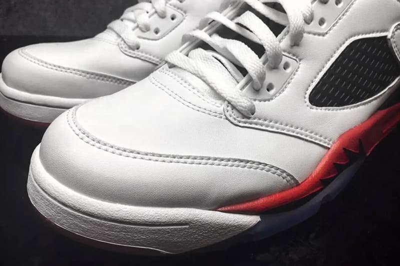 AIR JORDAN 5 LOW FIRE RED RELEASING