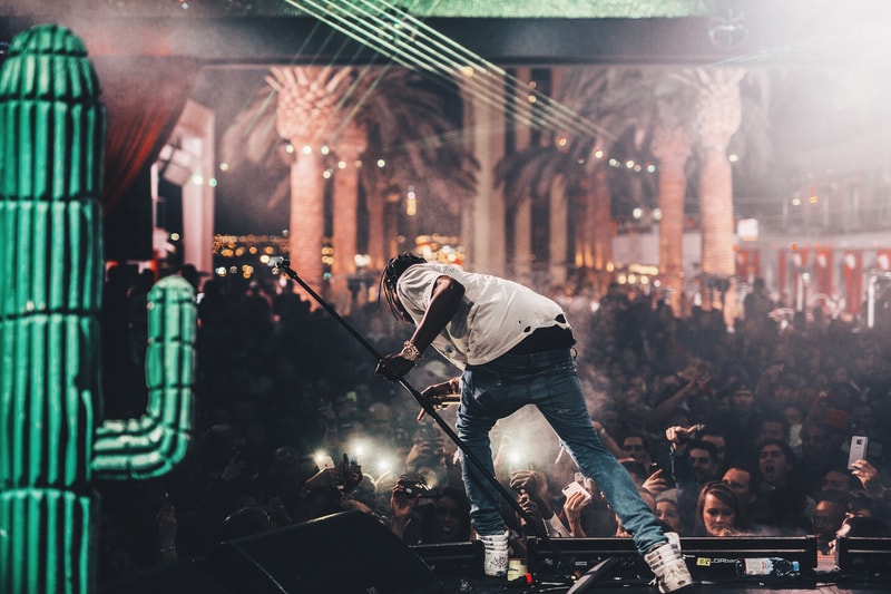 Pusha T 與 Travi$ Scott 激情獻唱 HYPEBEAST Live x G.O.O.D. Music x Agenda 展銷會 Afterparty