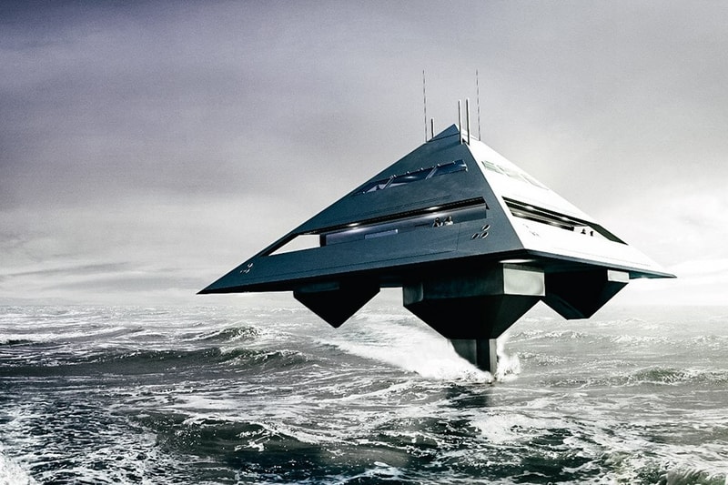 打造海上未來基地－HYSWAS Tetrahedron Super Yacht