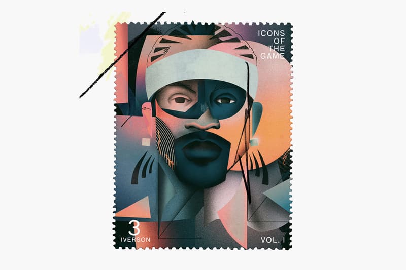 插畫師打造「Icons of The Game」NBA 主題郵票