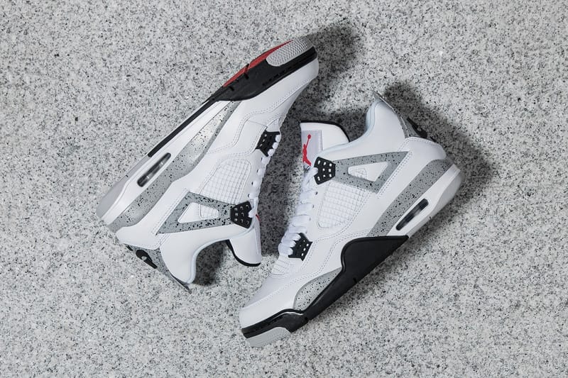 近賞 Air Jordan 4「White Cement」配色