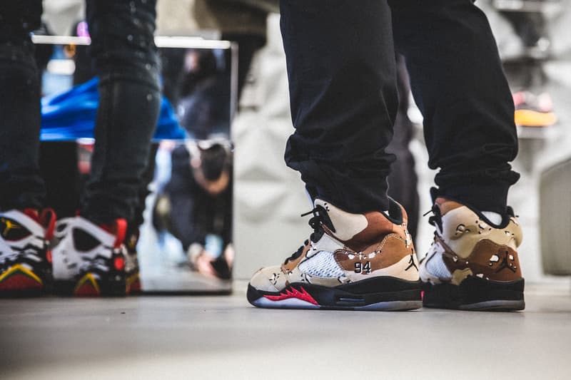 ONFEET :  JORDAN 8 WELLINGTON SNEAKER