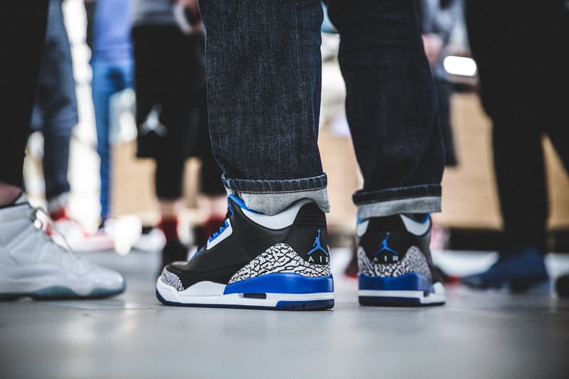 ONFEET :  JORDAN 8 WELLINGTON SNEAKER