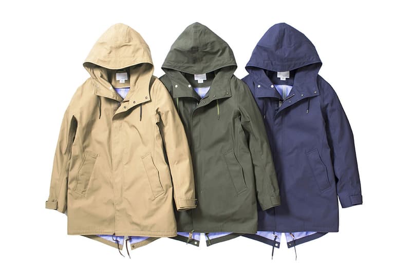 nanamica gore tex fishtail parka