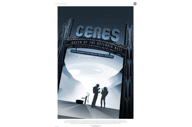 NASA JPL 打造未來星際旅行海報系列