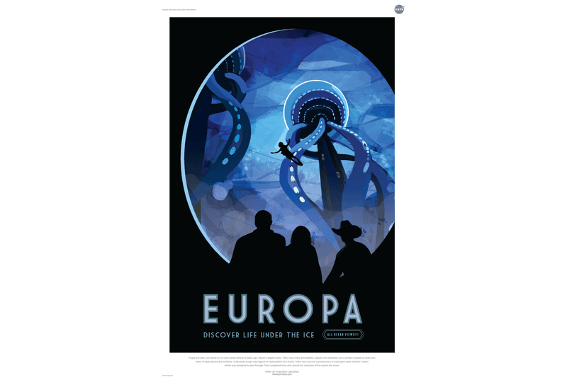 NASA JPL 打造未來星際旅行海報系列