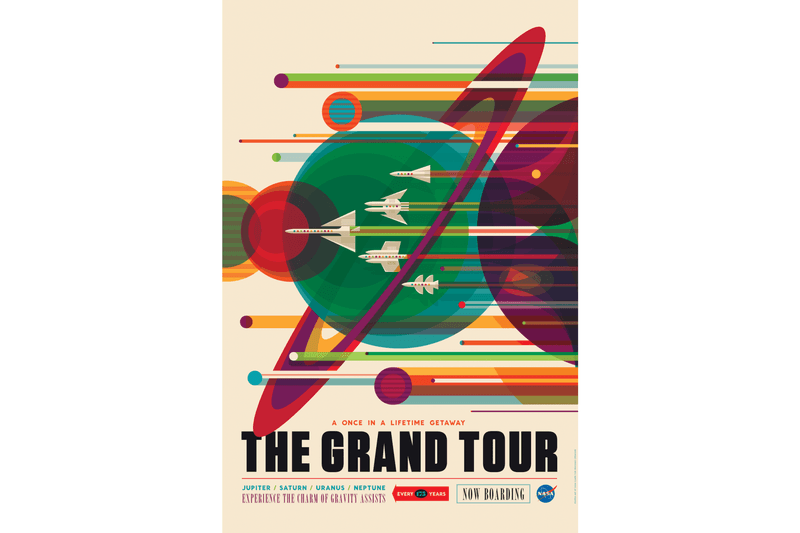 NASA JPL 打造未來星際旅行海報系列