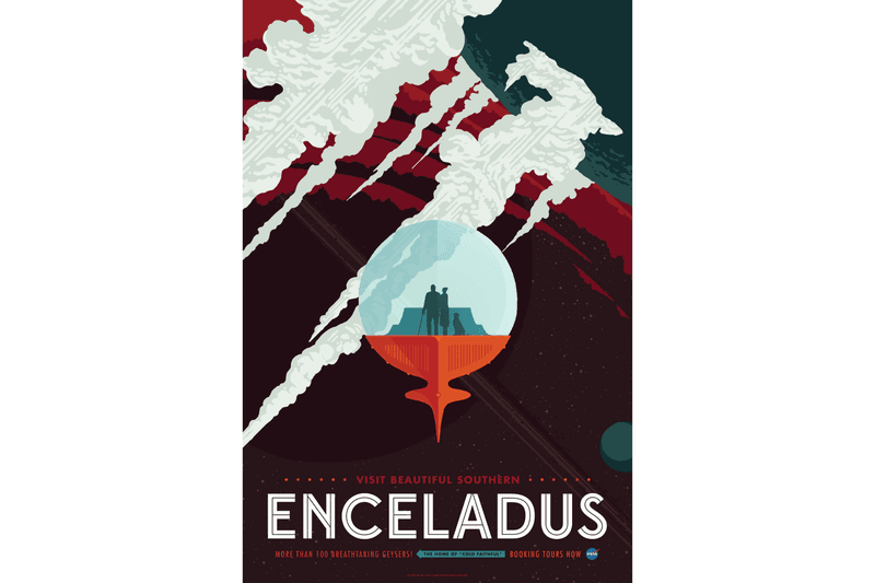 NASA JPL 打造未來星際旅行海報系列