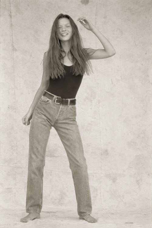 kate moss first modeling shoot by owen-scarbiena