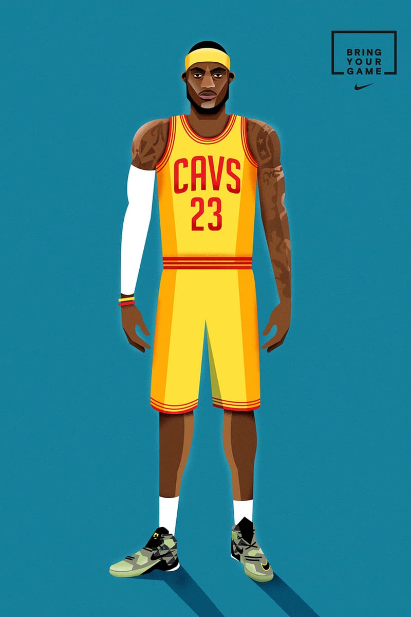 Nike 打造 2016 NBA 全明星主題插畫