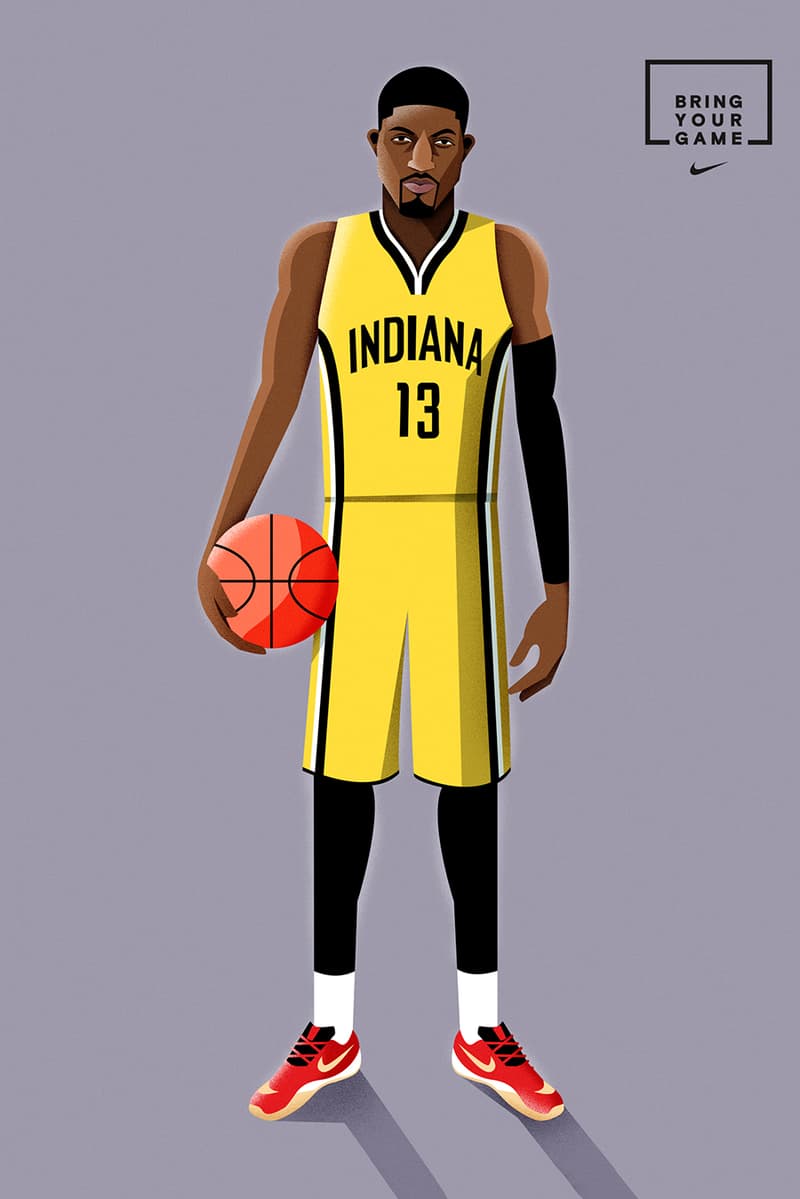 Nike 打造 2016 NBA 全明星主題插畫