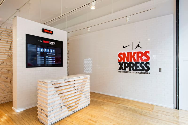 nike snkrs xpress pop up nyc