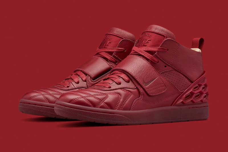 NikeLab Tiempo Vetta 全紅配色設計