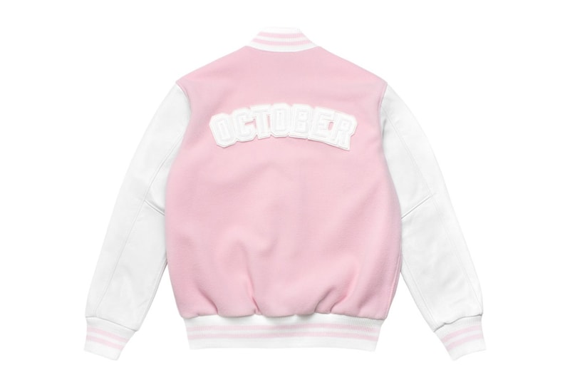 October's Very Own x Roots 皮革 Varsity 夾克