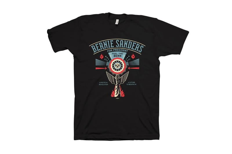 Shepard Fairey 為 Bernie Sanders 推出特別版 T-Shirt 以表支持