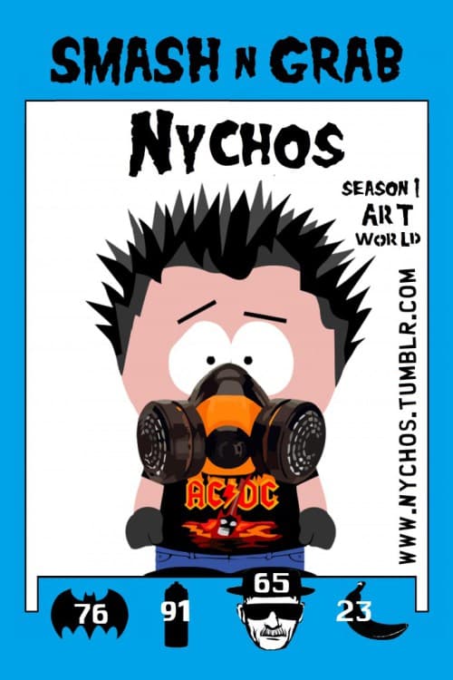 SMASHnGRAB 街頭主題賀卡