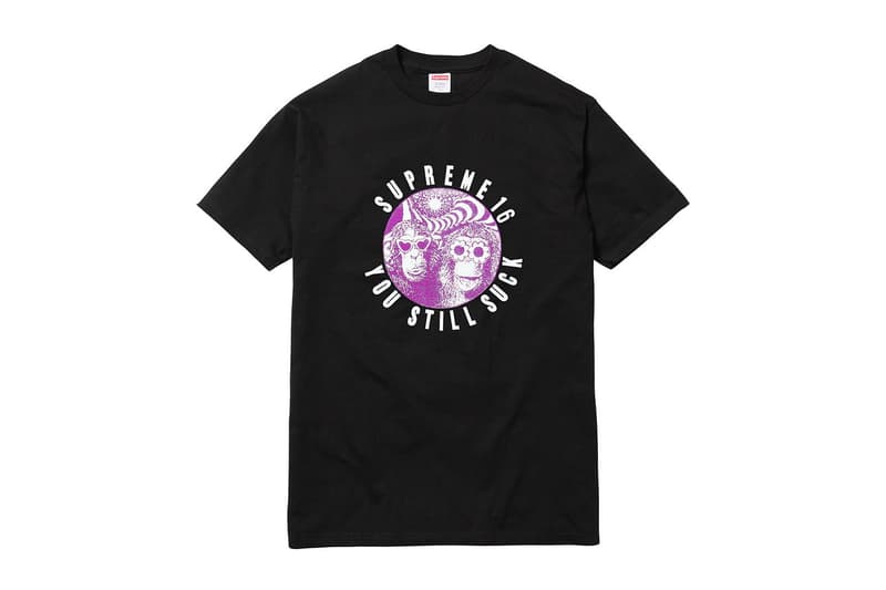 Supreme 2016 春夏 T-Shirt 系列