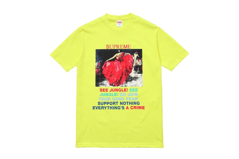 Supreme 2016 春夏 T-Shirt 系列