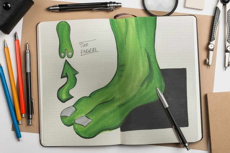 Shoe for the Teenage Mutant Ninja Turtles