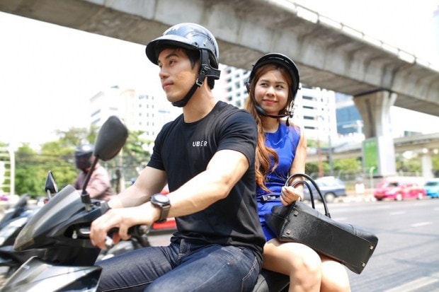 Uber 在泰國推出 UberMOTO 摩的服務 