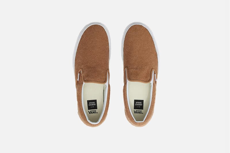 Opening Ceremony x Vans Wool Slip-On 聯名系列鞋履