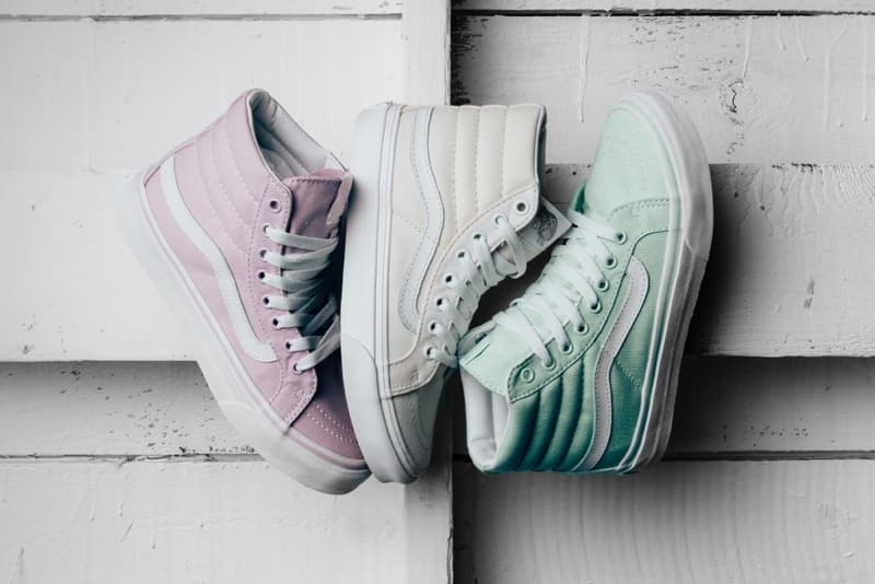 vans womens sk8 hi slim pastel