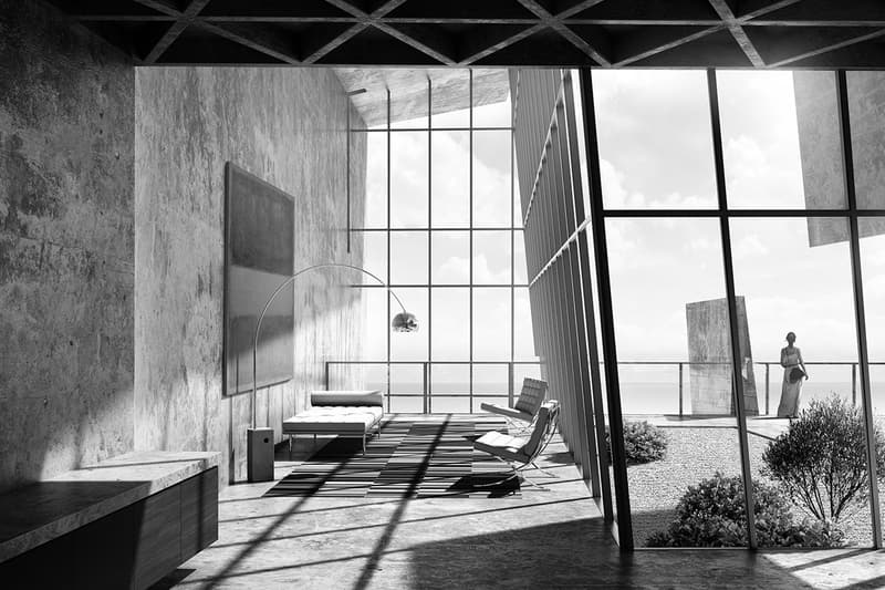 建築視覺師 Alex Hogrefe 打造「Cliff Retreat」海岸懸體項目