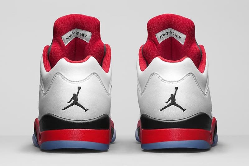 Jordan Brand 重新發佈 Air Jordan 5 Retro Low「Fire Red」配色