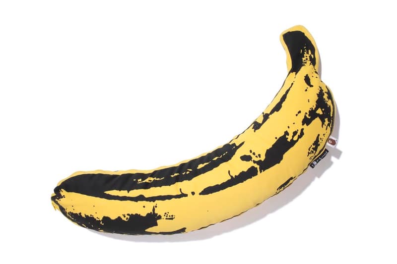 BAPE x Medicom Toy x Andy Warhol 聯名香蕉造型抱枕