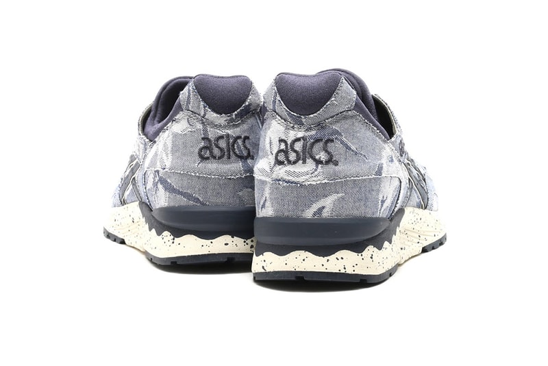 asics tiger gel lyte v indian ink with floral prints