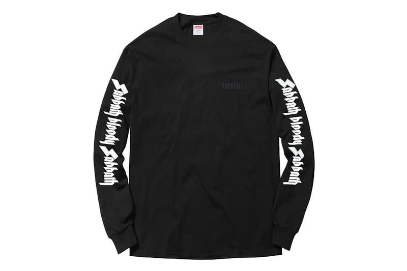 Black Sabbath x Supreme 2016 春夏聯名系列完整單品一覽
