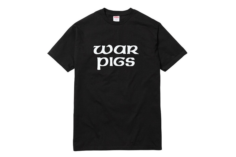Black Sabbath x Supreme 2016 春夏聯名系列完整單品一覽