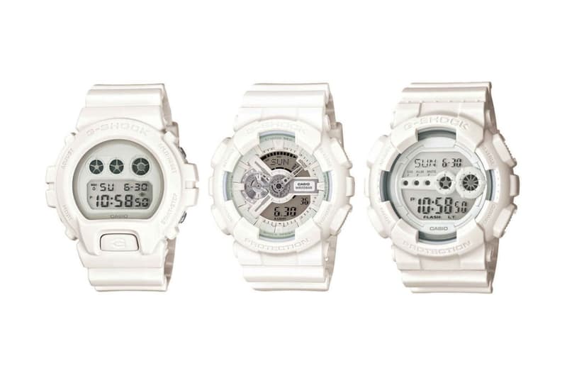 Casio 發佈全白 G-Shock 腕錶系列