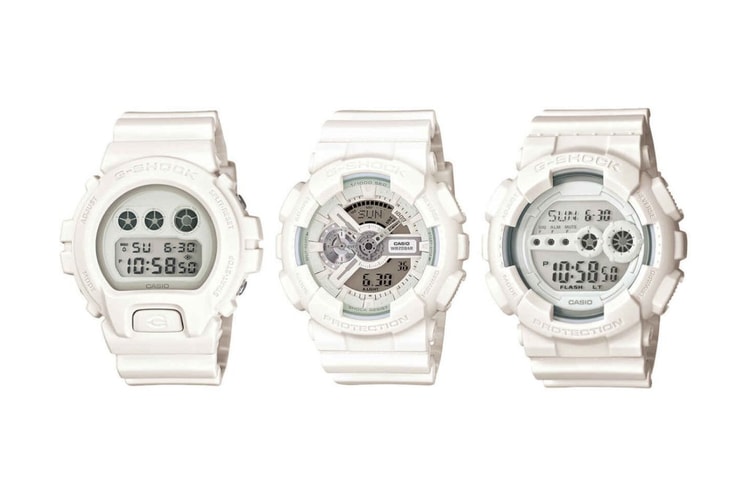 Casio 發佈全白 G-Shock 腕錶系列