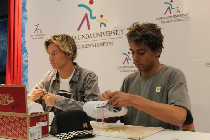 damn daniel donates vans to childrens hospital