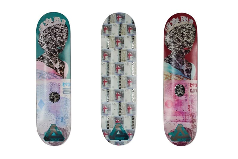 Thames London x Palace Skateboards 聯名滑板系列