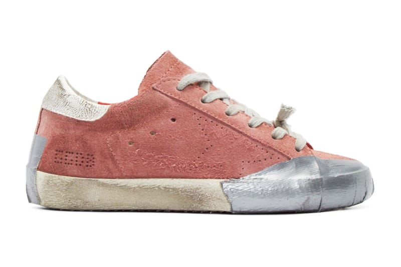 Golden Goose 灰粉配色 Skate Superstar 鞋履