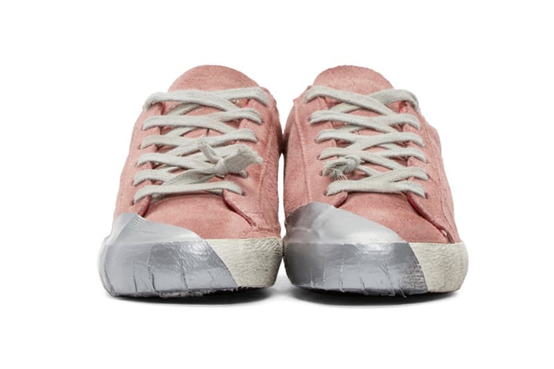 Golden Goose 灰粉配色 Skate Superstar 鞋履