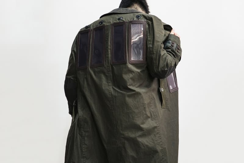 Junya Watanabe 推出可為移動設備充電的太陽能 Trench Coat