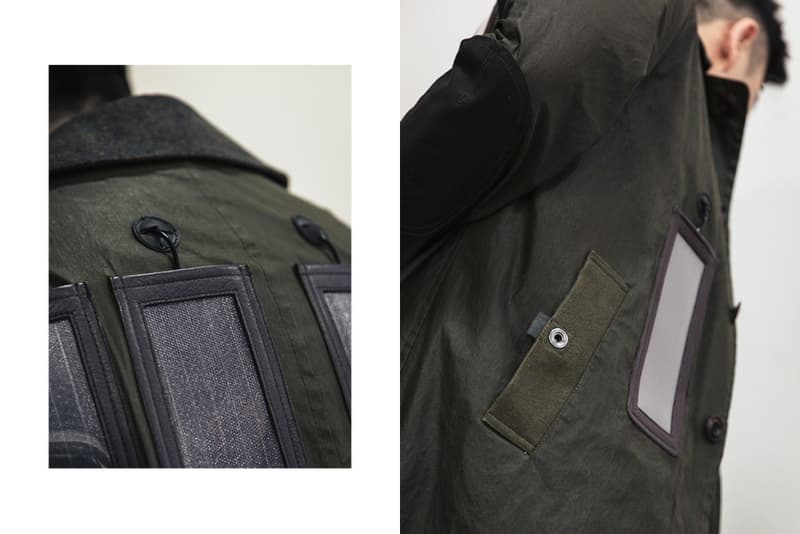 Junya Watanabe 推出可為移動設備充電的太陽能 Trench Coat