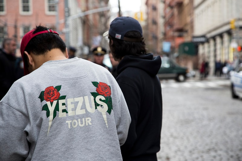 Kanye West Devotees Invade SoHo NYC 