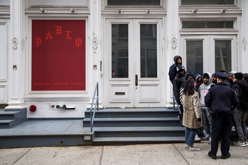 Kanye West Devotees Invade SoHo NYC 