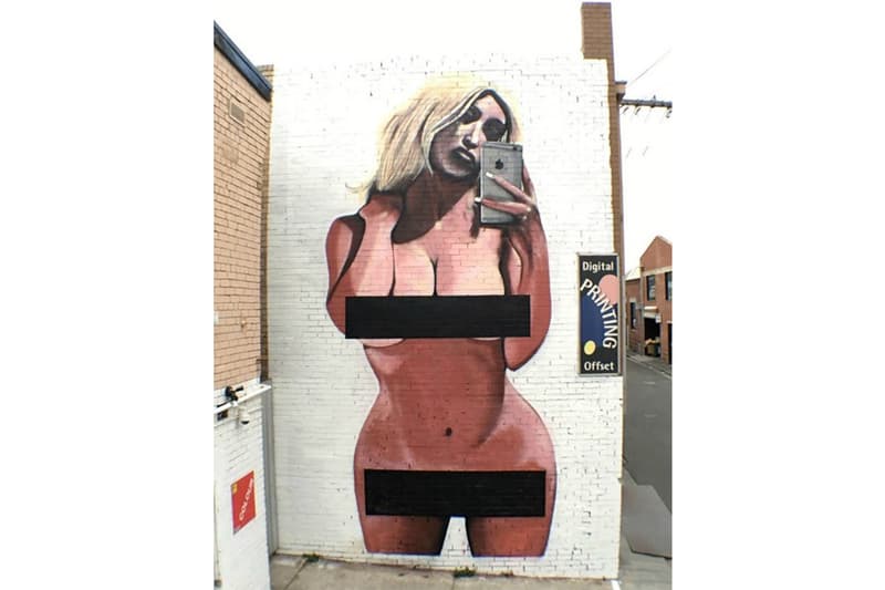 Kim Kardashian「裸照」壁畫驚現 Melbourne 街頭