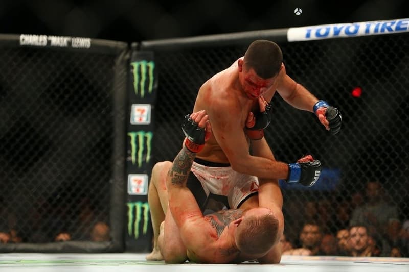 Nate Diaz defeated Conor McGregor UFC 196