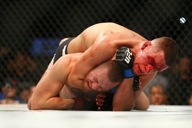 Nate Diaz defeated Conor McGregor UFC 196