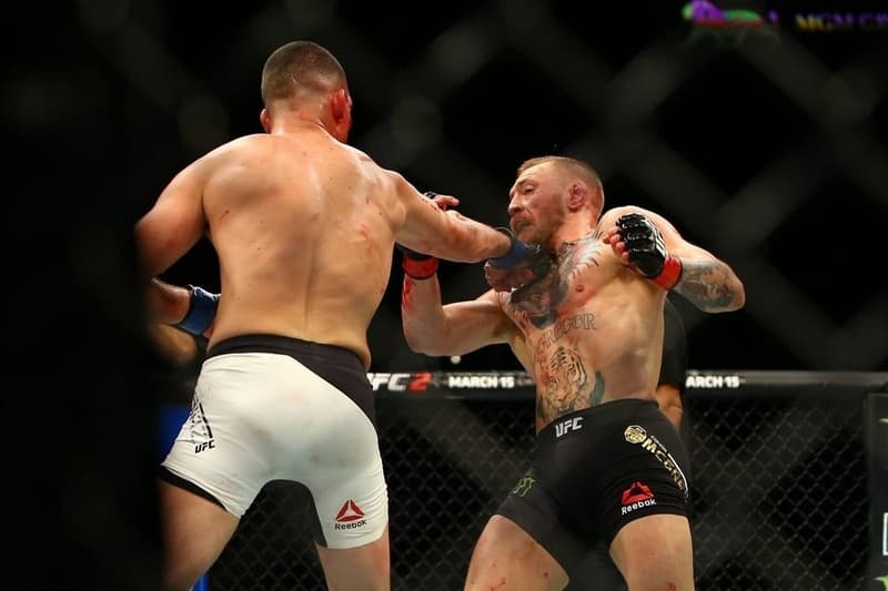 Nate Diaz defeated Conor McGregor UFC 196