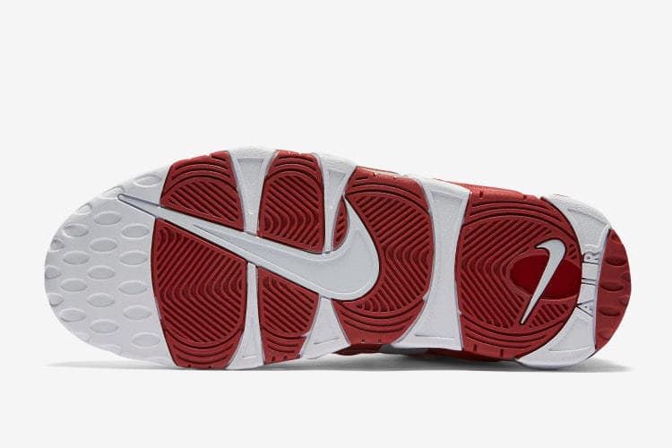 Nike Air More Uptempo 紅白配色