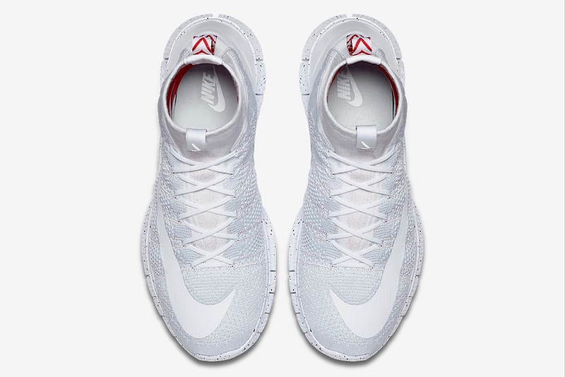THE NIKE FREE MERCURIAL SUPERFLY TRIPLE WHITE